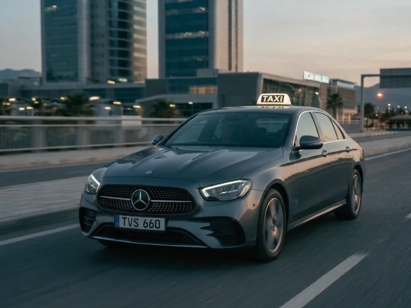 CyprusVIP Transfer lüks Mercedes E-Class araç